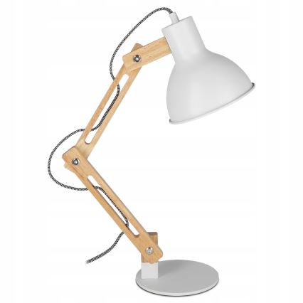 Stolna lampa 1xE27/40W/230V bijela