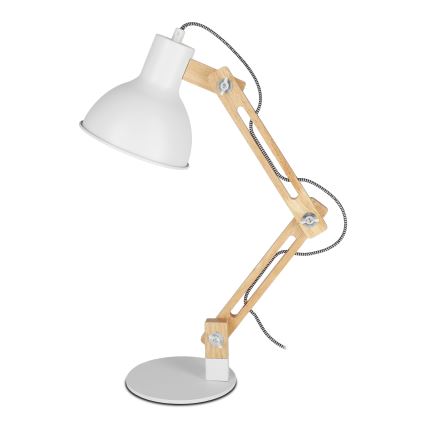 Stolna lampa 1xE27/40W/230V bijela