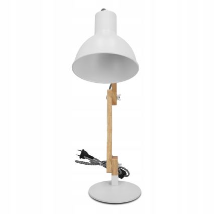 Stolna lampa 1xE27/40W/230V bijela