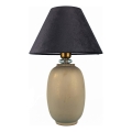 Stolna lampa 1xE27/40W/230V crna/bež