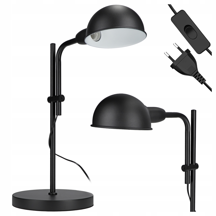 Stolna lampa 1xE27/40W/230V crna