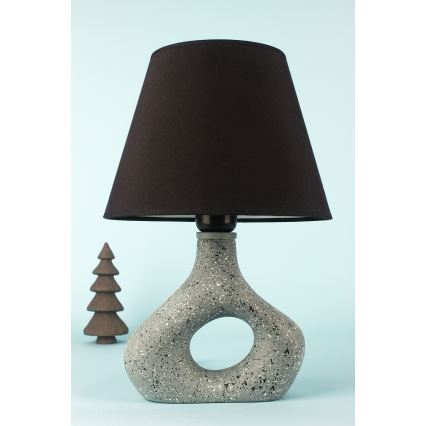 Stolna lampa 1xE27/40W/230V crna/zelena
