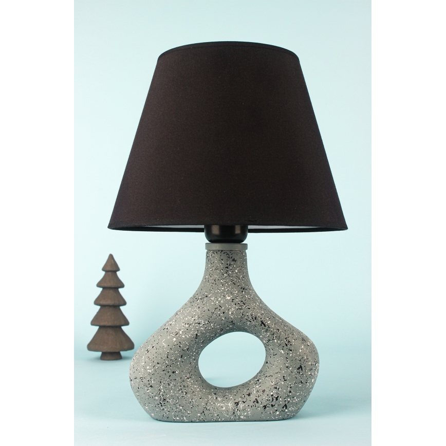 Stolna lampa 1xE27/40W/230V crna/zelena