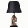 Stolna lampa 1xE27/40W/230V crna/zlatna