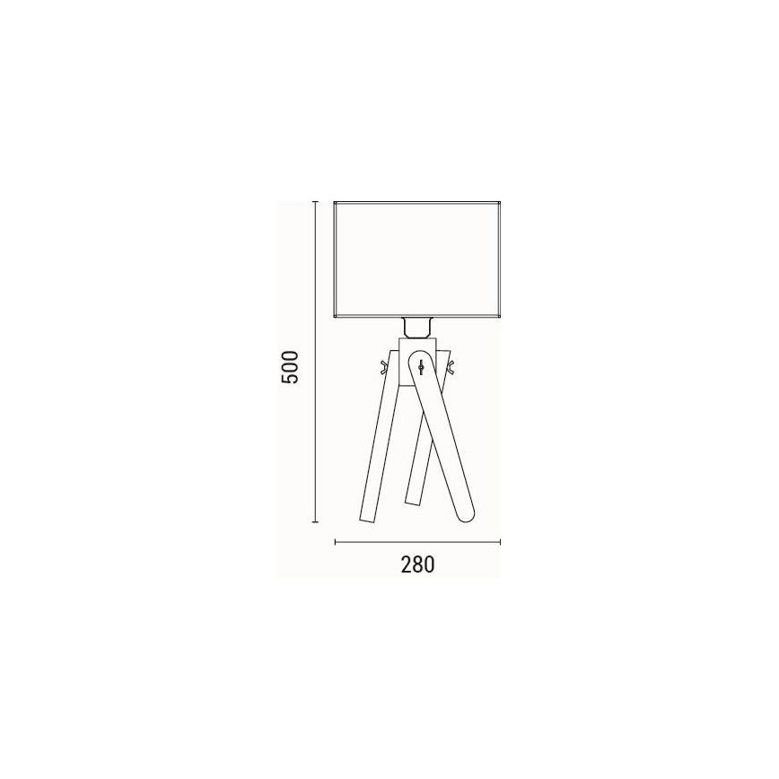 Stolna lampa 1xE27/40W/230V