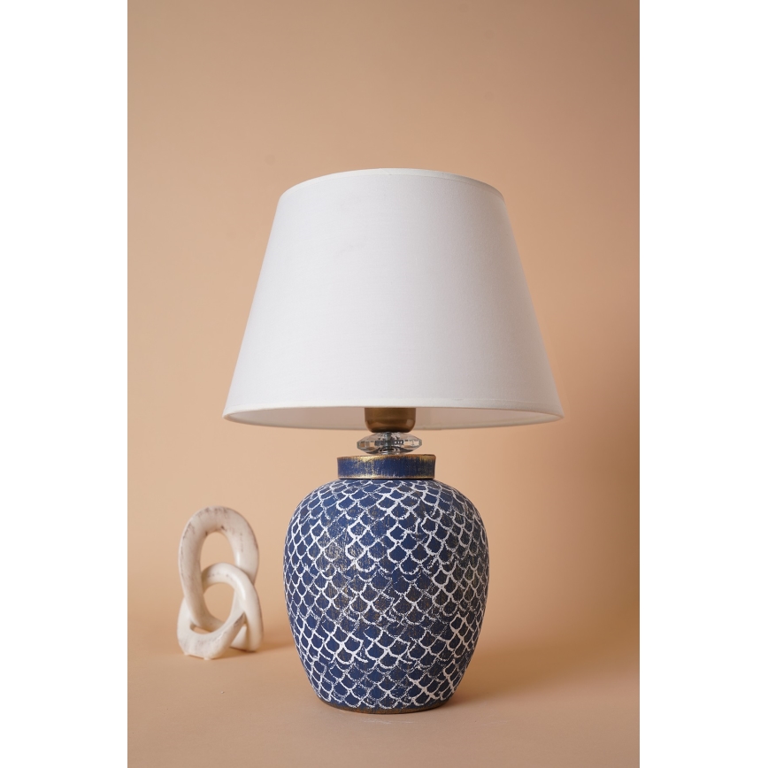 Stolna lampa 1xE27/40W/230V plava