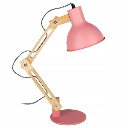 Stolna lampa 1xE27/40W/230V ružičasta