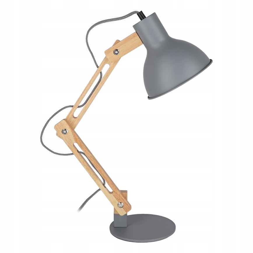 Stolna lampa 1xE27/40W/230V siva