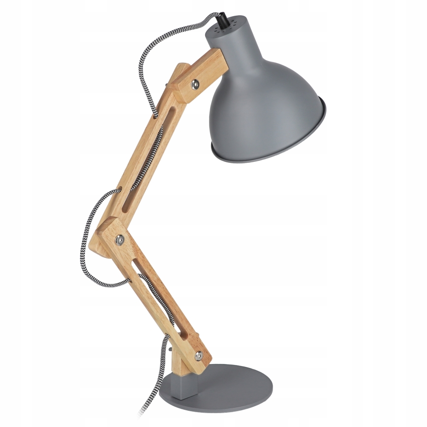 Stolna lampa 1xE27/40W/230V siva