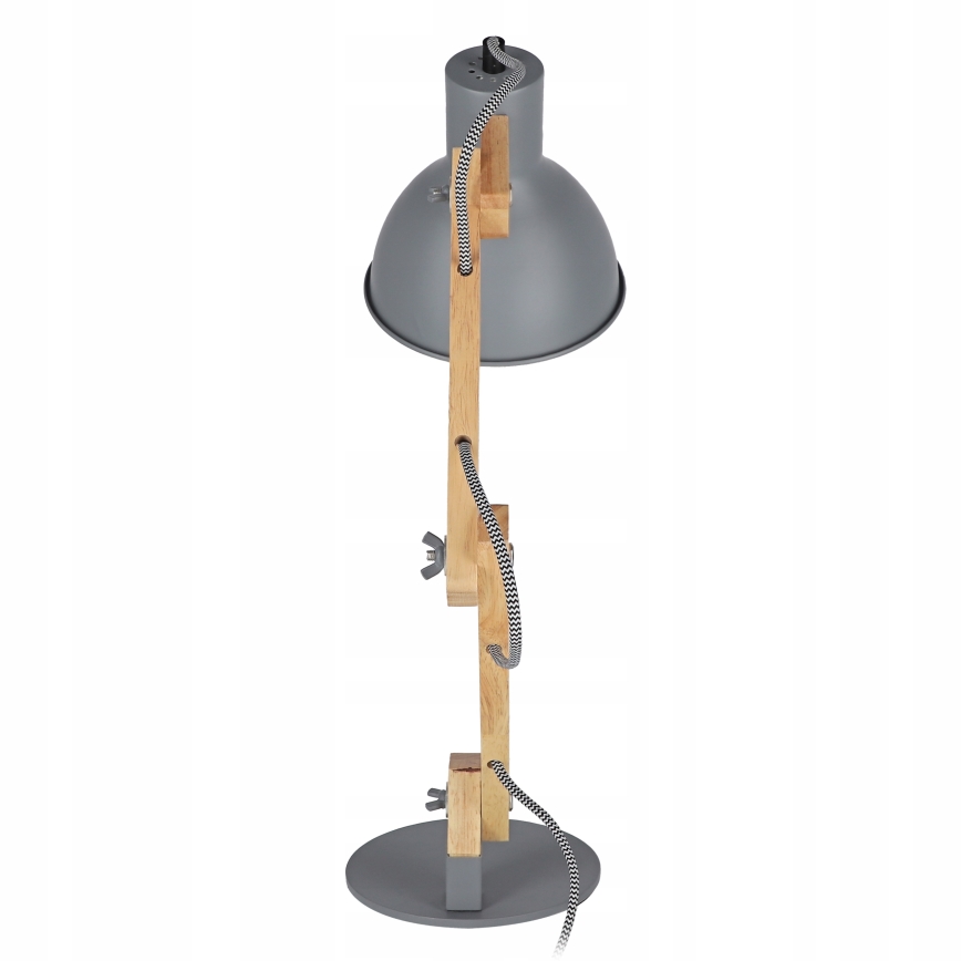 Stolna lampa 1xE27/40W/230V siva