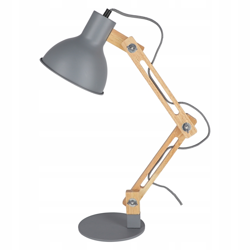 Stolna lampa 1xE27/40W/230V siva