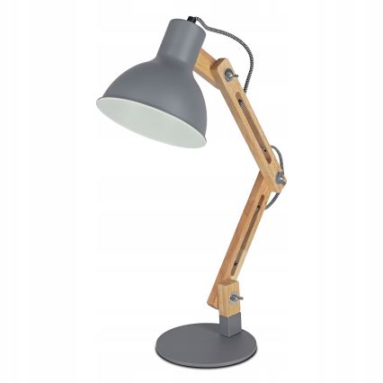 Stolna lampa 1xE27/40W/230V siva