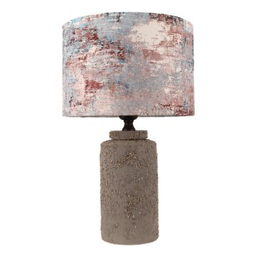 Stolna lampa 1xE27/40W/230V smeđa/šarena