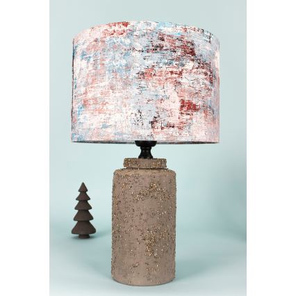 Stolna lampa 1xE27/40W/230V smeđa/šarena