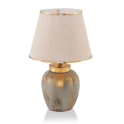 Stolna lampa 1xE27/40W/230V zlatna/bež