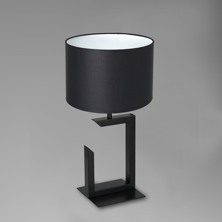 Stolna lampa 1xE27/60W/230V 45 cm crna/bijela