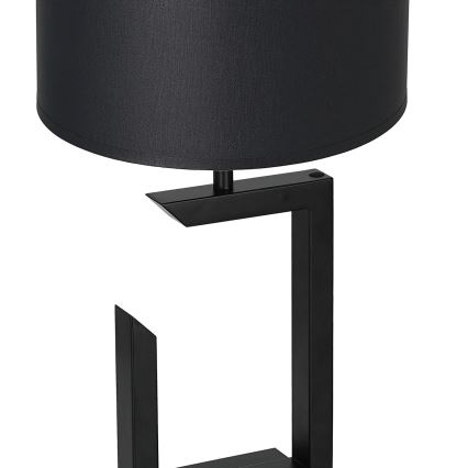 Stolna lampa 1xE27/60W/230V 45 cm crna/bijela