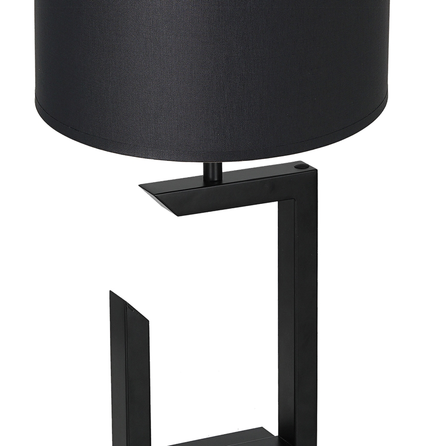 Stolna lampa 1xE27/60W/230V 45 cm crna/bijela