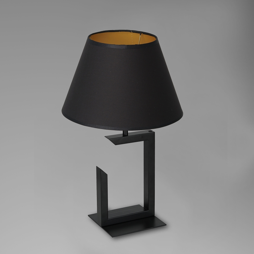 Stolna lampa 1xE27/60W/230V 45 cm crna/zlatna
