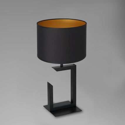 Stolna lampa 1xE27/60W/230V 45 cm crna/zlatna