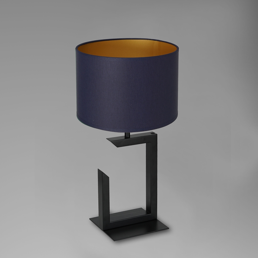 Stolna lampa 1xE27/60W/230V 45 cm plava/zlatna