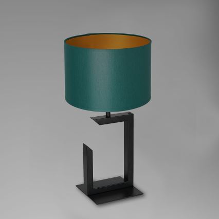 Stolna lampa 1xE27/60W/230V 45 cm zelena/zlatna