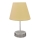 Stolna lampa 1xE27/60W/230V bež/sjajni krom