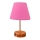 Stolna lampa 1xE27/60W/230V ružičasta/bakrena
