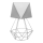 Stolna lampa ADAMANT LARGE 1xE27/15W/230V siva