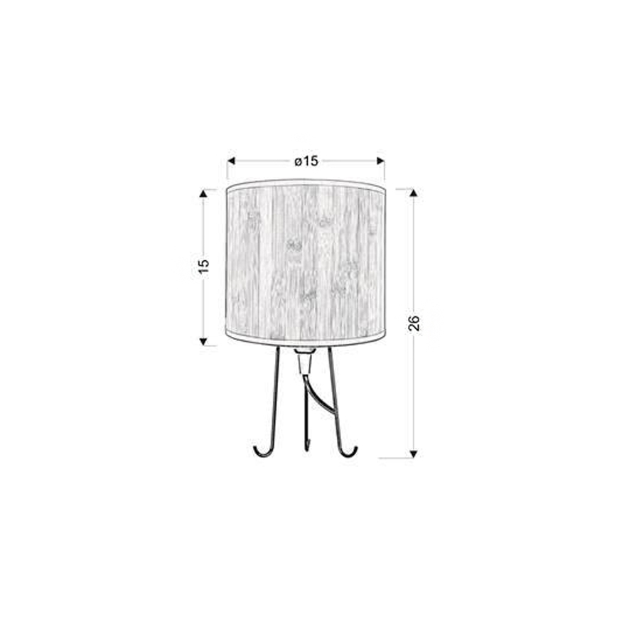 Stolna lampa ADORA 1xE14/40W/230V bor