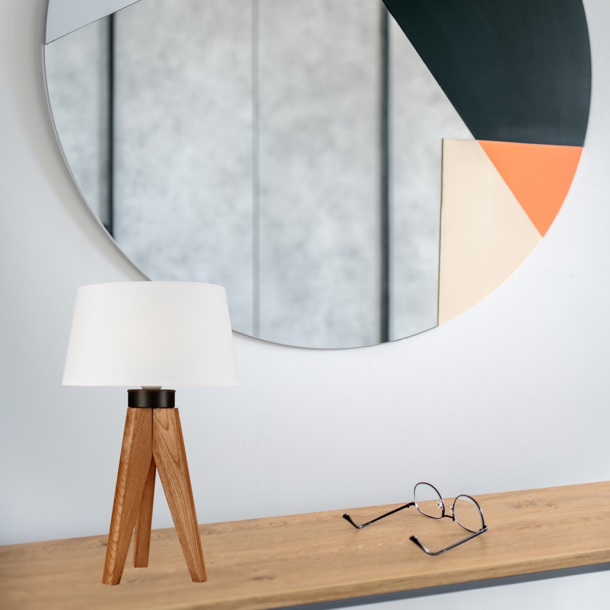 Stolna lampa AIDA 1xE27/60W/230V hrast