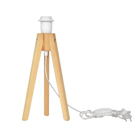 Stolna lampa ALBA 1xE27/15W/230V bijela/bor