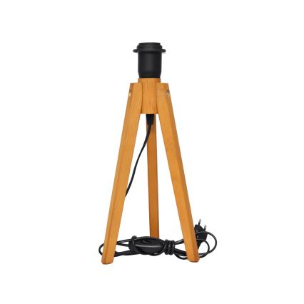Stolna lampa ALBA 1xE27/15W/230V crna/zlatna/hrast