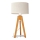 Stolna lampa ALBA 1xE27/15W/230V krem/hrast