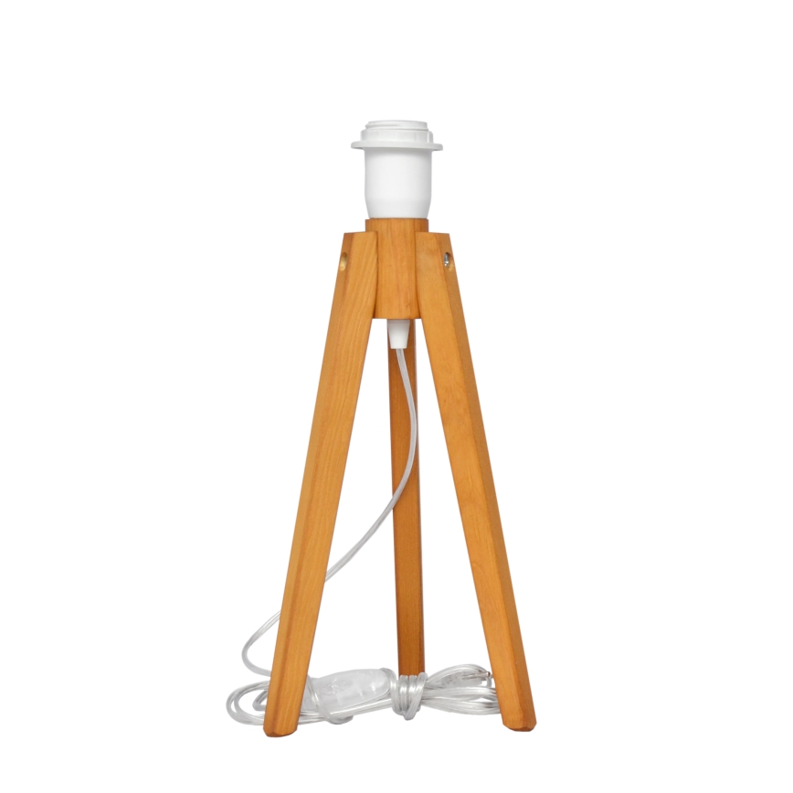 Stolna lampa ALBA 1xE27/15W/230V krem/hrast