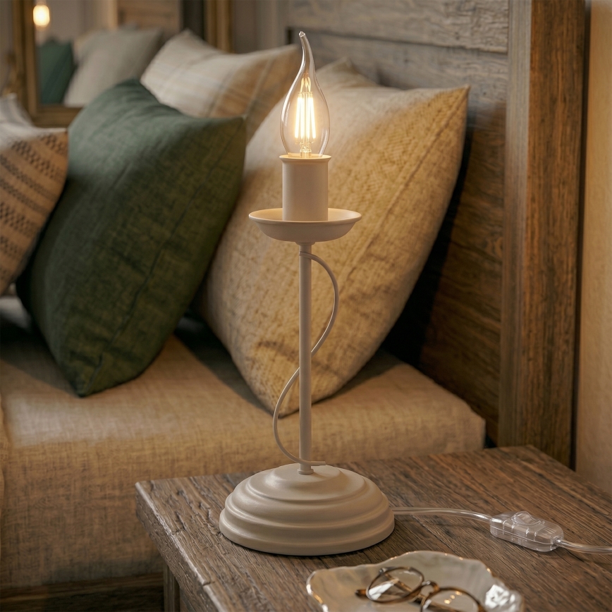 Stolna lampa ANTON 1xE14/60W/230V bež