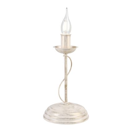Stolna lampa ANTON 1xE14/60W/230V bijela patina
