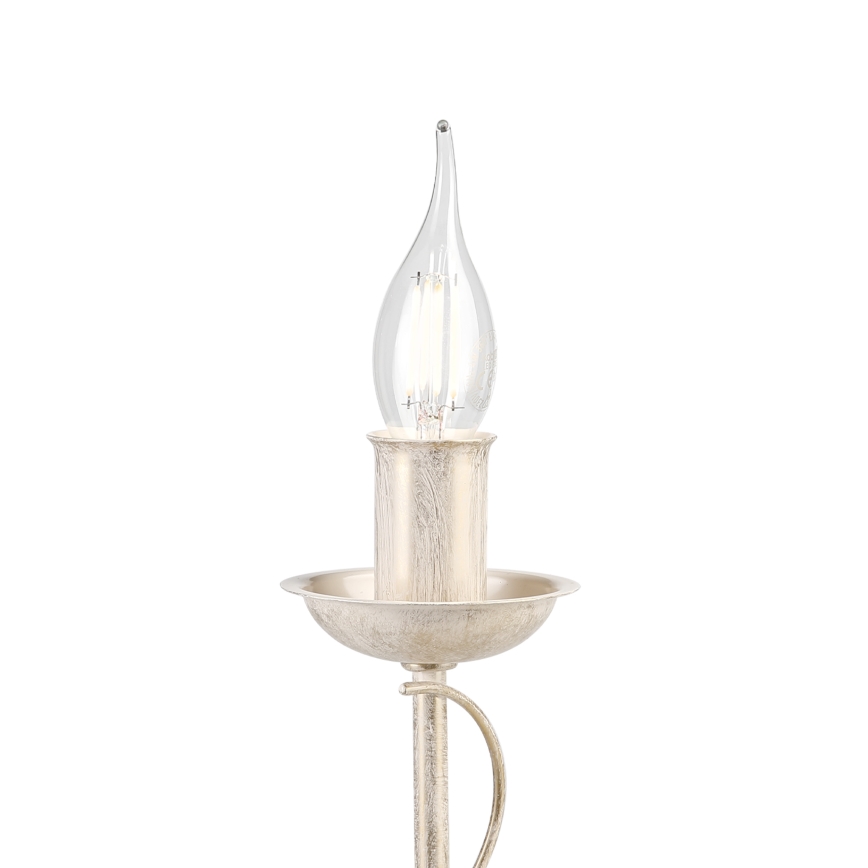 Stolna lampa ANTON 1xE14/60W/230V bijela patina