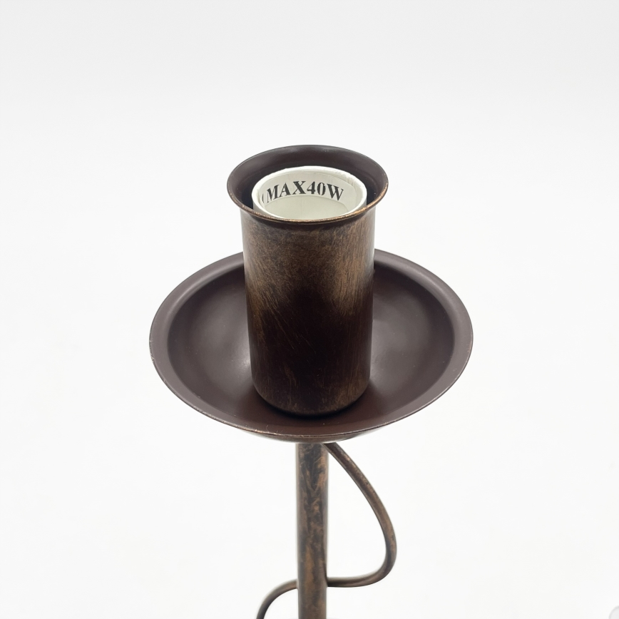 Stolna lampa ANTON 1xE14/60W/230V brončana