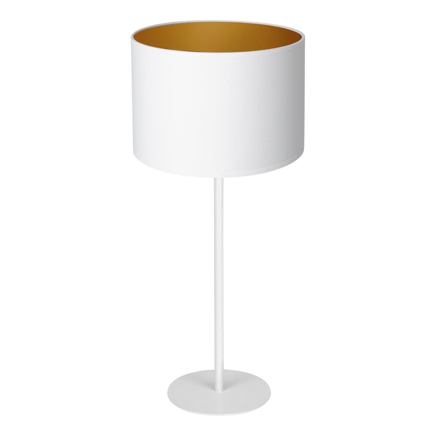 Stolna lampa ARDEN 1xE27/60W/230V pr. 25 cm bijela/zlatna