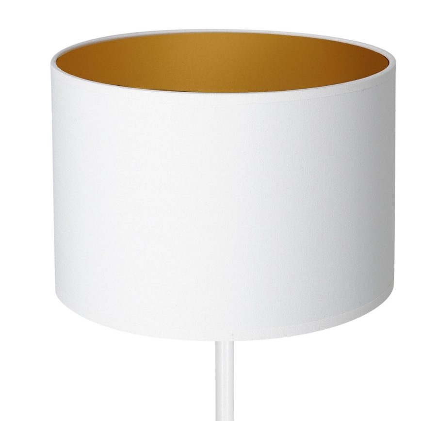 Stolna lampa ARDEN 1xE27/60W/230V pr. 25 cm bijela/zlatna
