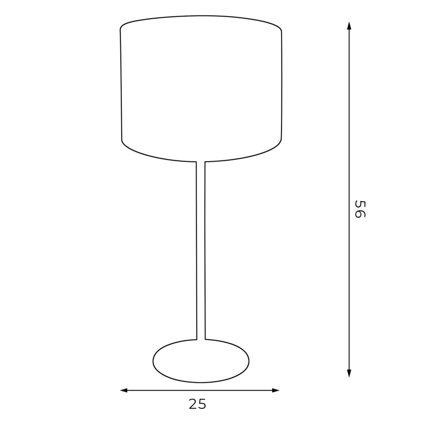 Stolna lampa ARDEN 1xE27/60W/230V pr. 25 cm zelena/zlatna
