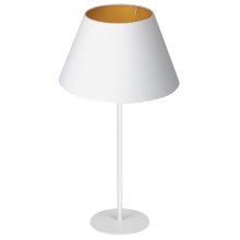 Stolna lampa ARDEN 1xE27/60W/230V pr. 30 cm bijela/zlatna