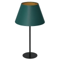 Stolna lampa ARDEN 1xE27/60W/230V pr. 30 cm zelena/zlatna