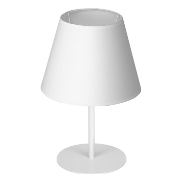 Stolna lampa ARDEN 1xE27/60W/230V promjer 20 cm bijela