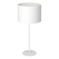 Stolna lampa ARDEN 1xE27/60W/230V promjer 25 cm bijela