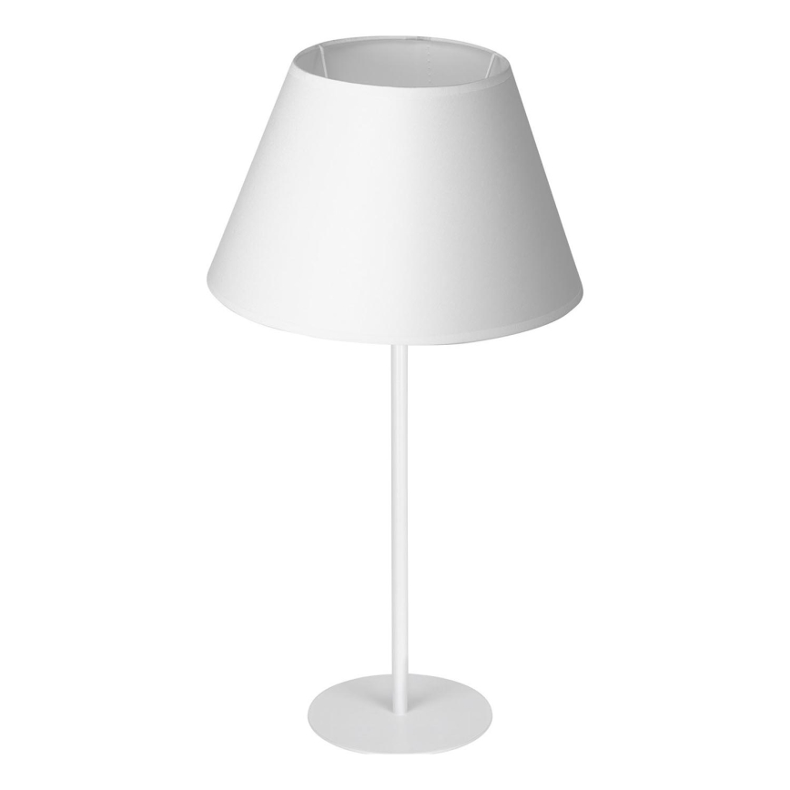 Stolna lampa ARDEN 1xE27/60W/230V promjer 30 cm bijela