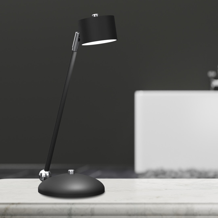 Stolna lampa ARENA 1xGX53/11W/230V crna/sjajni krom