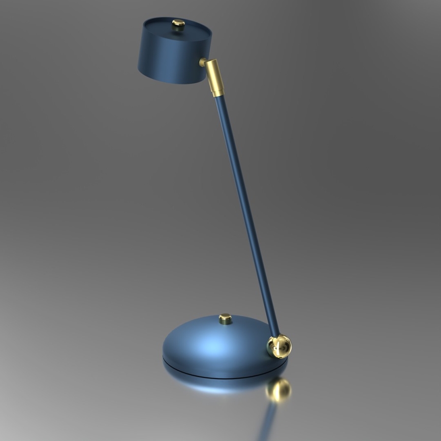 Stolna lampa ARENA 1xGX53/11W/230V plava/zlatna