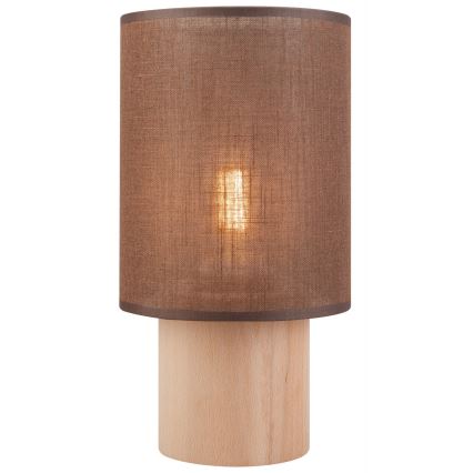 Stolna lampa ARI TABLE 1xE27/60W/230V smeđa/bukva